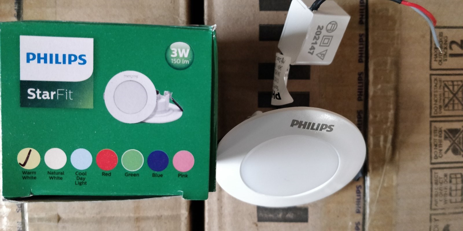 3W AP ROUND JB LED DL (WW)