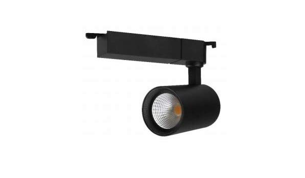 STANCHION BLACK TRACKLIGHT 10W/CW