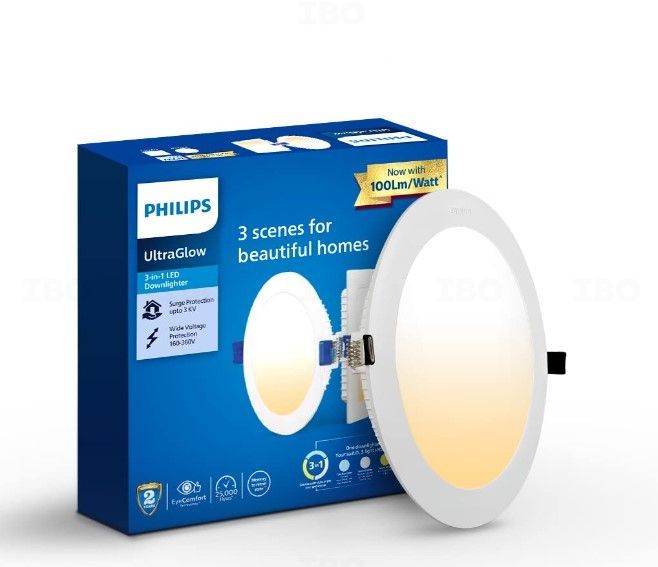 10W ROUND AP PLUS ULTRAGLOW 3 IN 1 LED DL