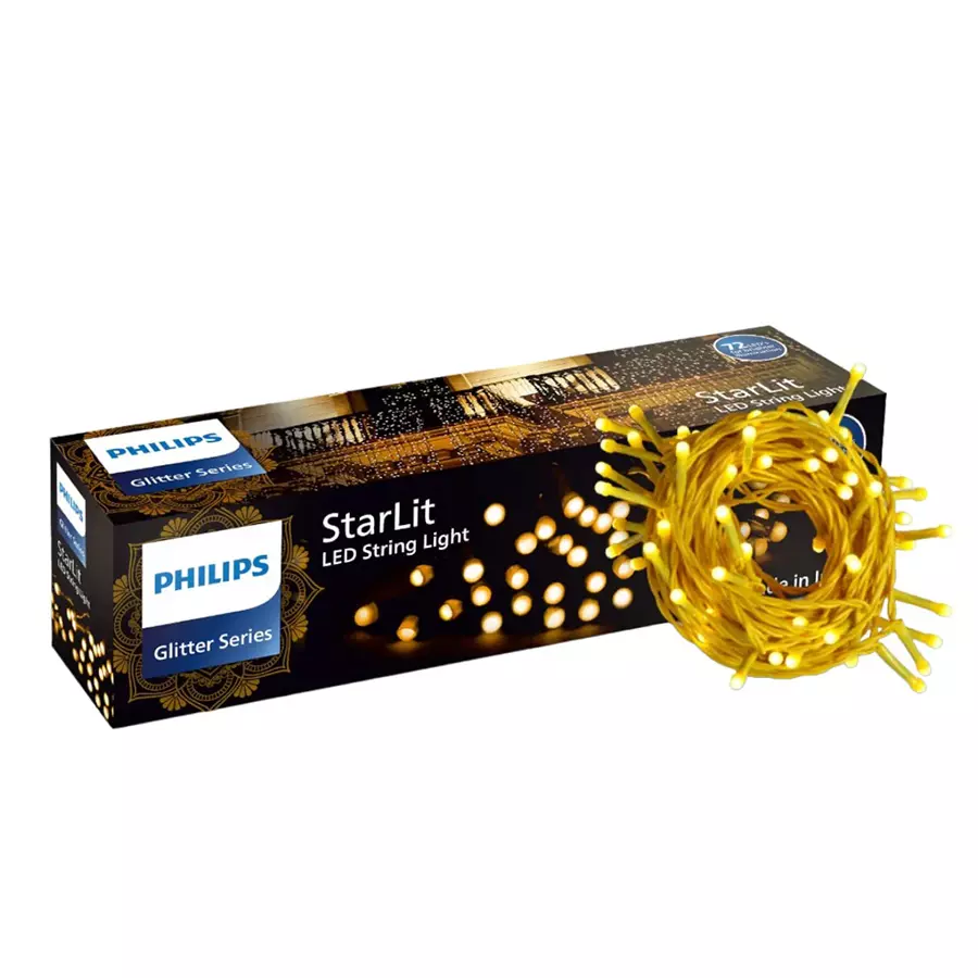 6W StarRay 12M 60LED STRING LIGHT - WW