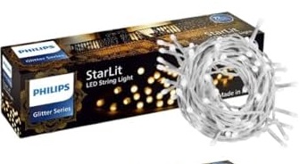 6W StarRay 12M 60LED STRING LIGHT - CW